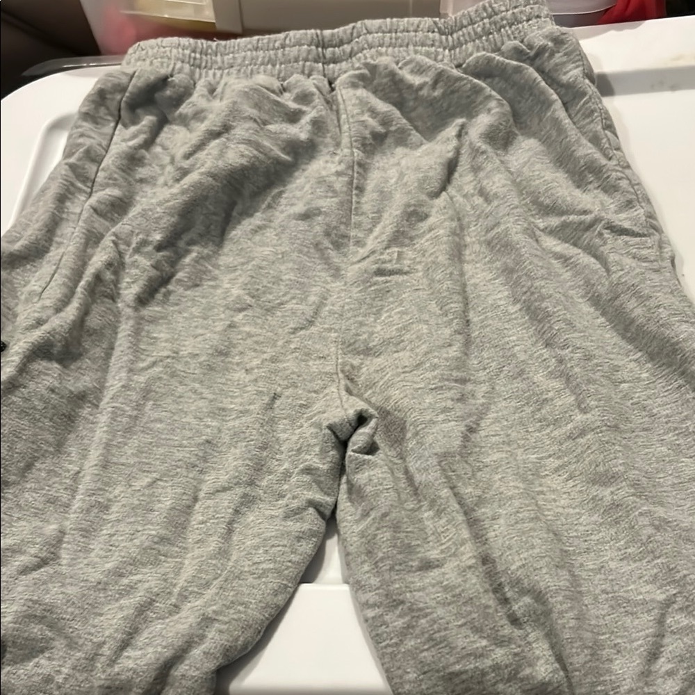 Gray Butterfly Print Kids Joggers - Picture 5 of 5